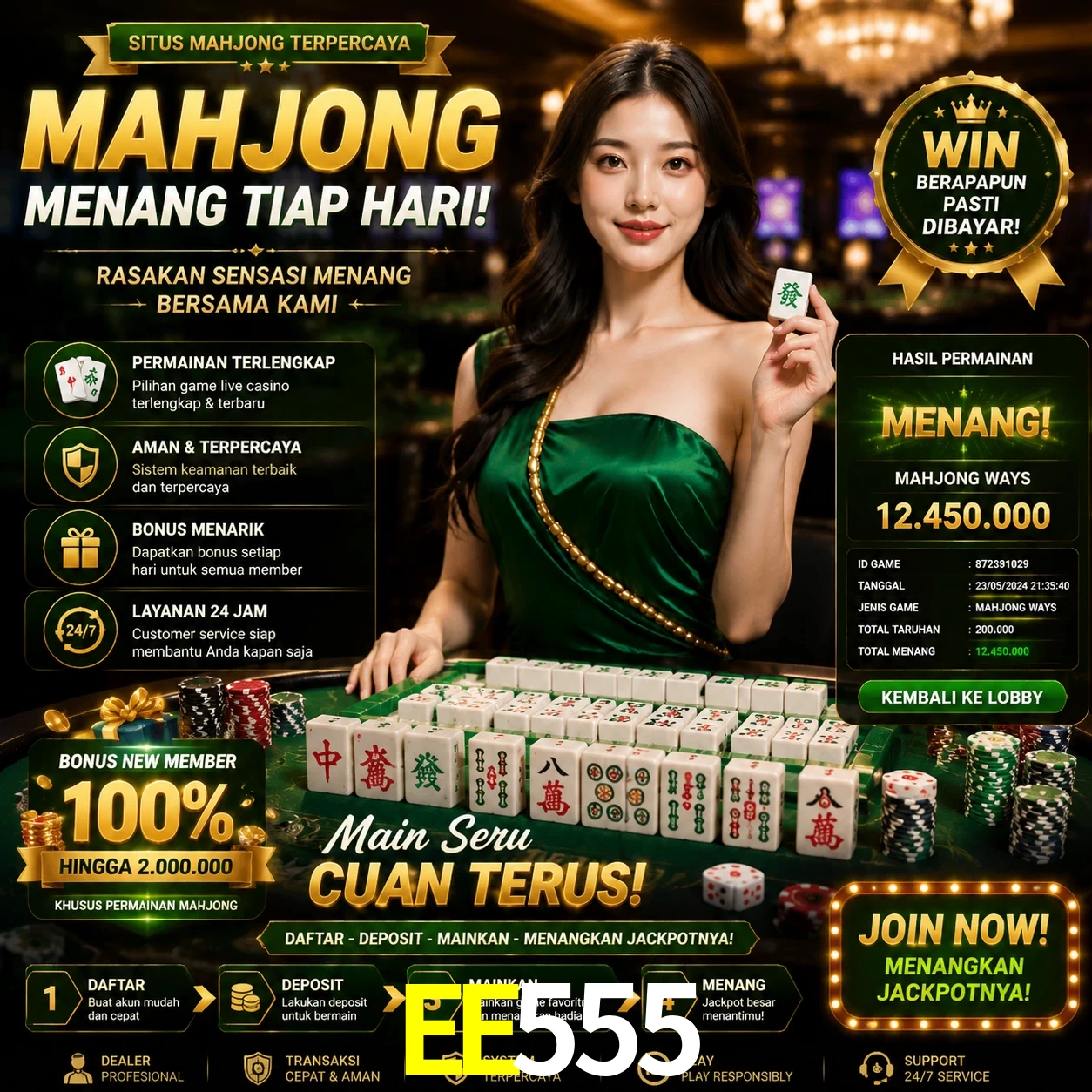Cashback VIP EE555 - reembolso semanal